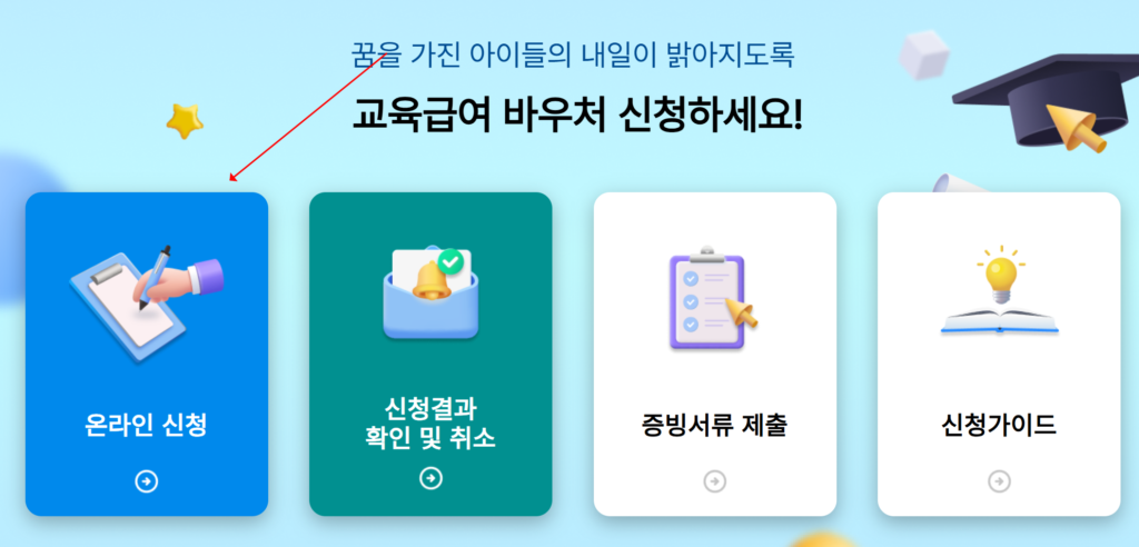 교육급여 바우처 사용처 및 신청 방법