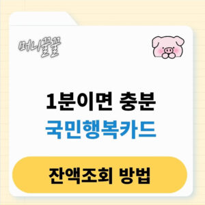 국민행복카드 바우처