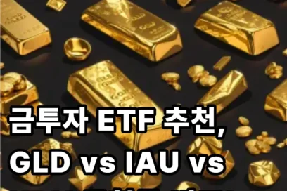 금투자 ETF 추천 종류 한눈에 보기(미국, 한국)