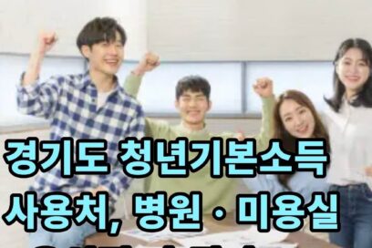 경기도 청년기본소득 사용처 확인 및 검색 방법(음식점, 미용실, 병원?)