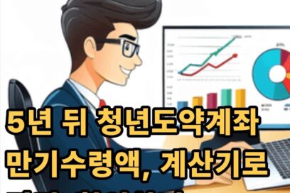 5년 뒤 청년도약계좌 만기수령액, 계산기로 미리 확인 (만기해지)