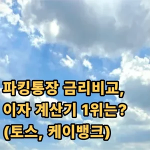 파킹통장 이자 계산기 토스